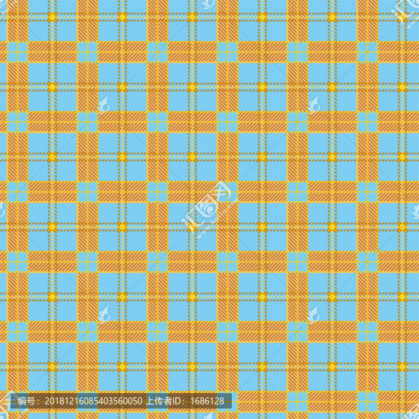 矢量苏格兰格子布纹格子花纹