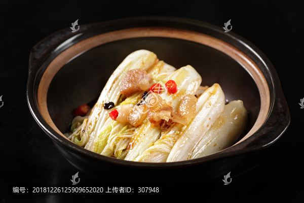 娃娃菜砂锅煲