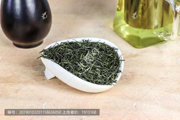 绿茶新茶茶汤干茶