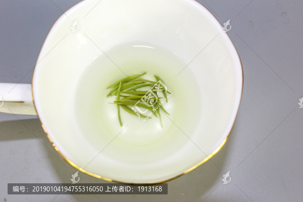 绿茶新茶茶汤茶素材