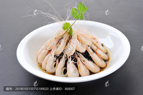 梅干菜蒸白虾
