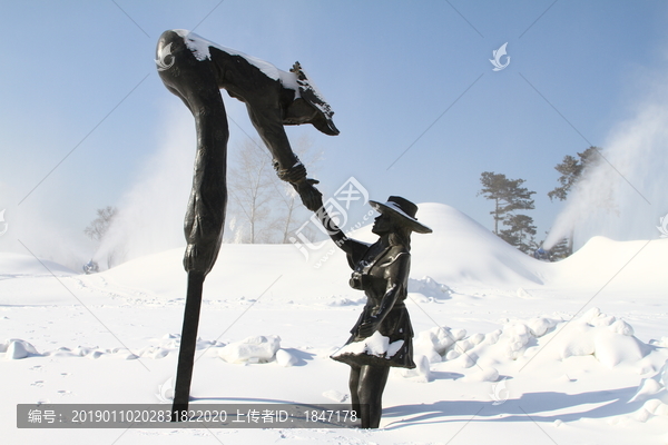 飞雪雕塑