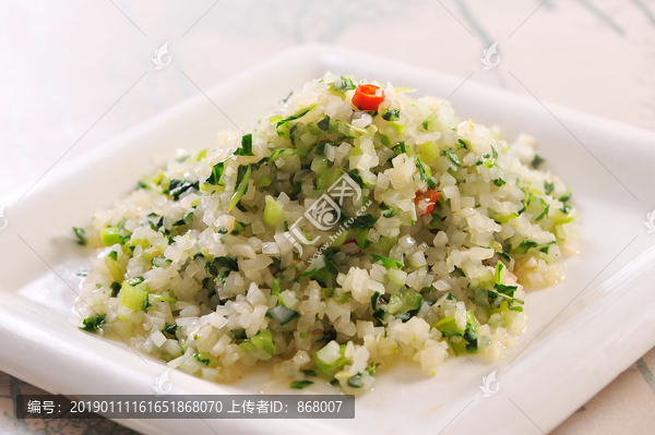 青菜萝卜粒