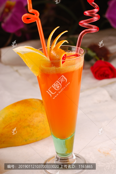 木瓜香橙汁