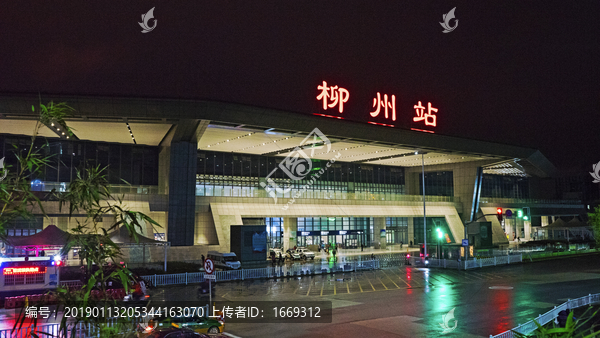 柳州站夜景