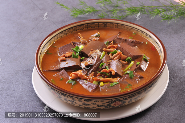 鸭血鹅肠