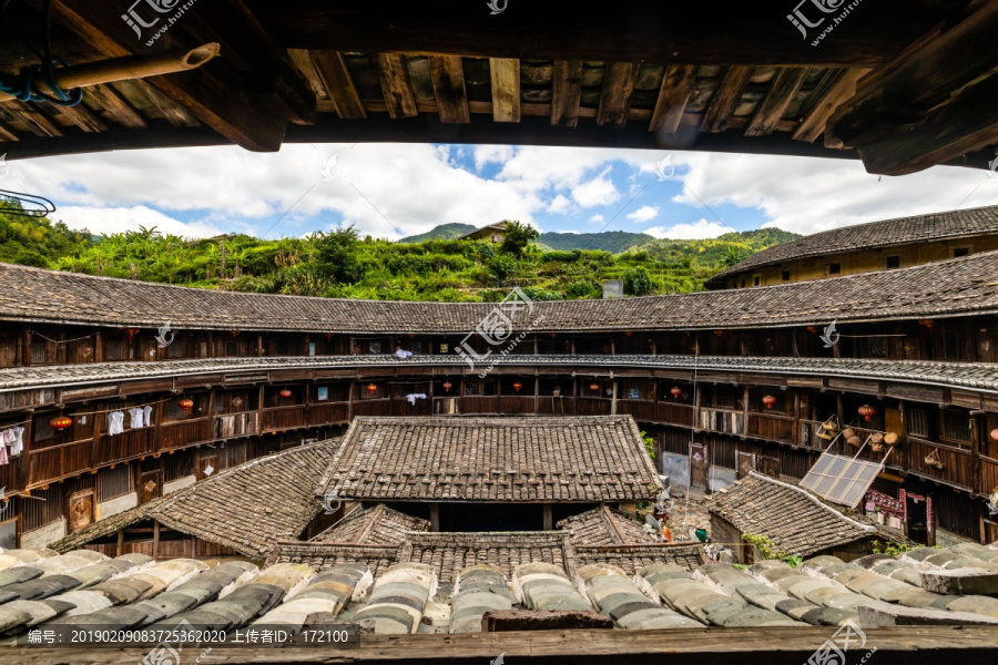 中国福建初溪客家土楼群