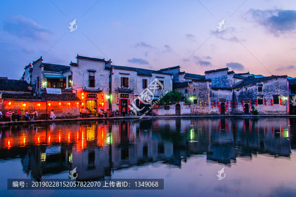 宏村夜景