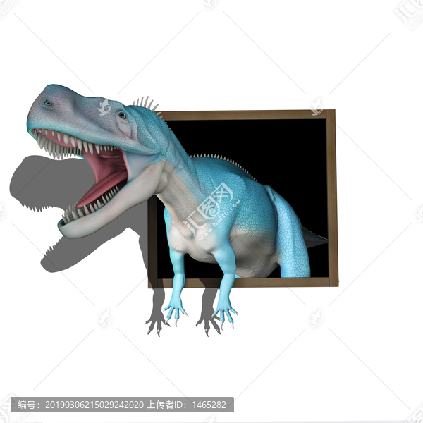 3D恐龙壁画