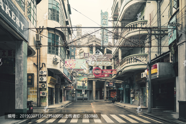 香港老建筑街景