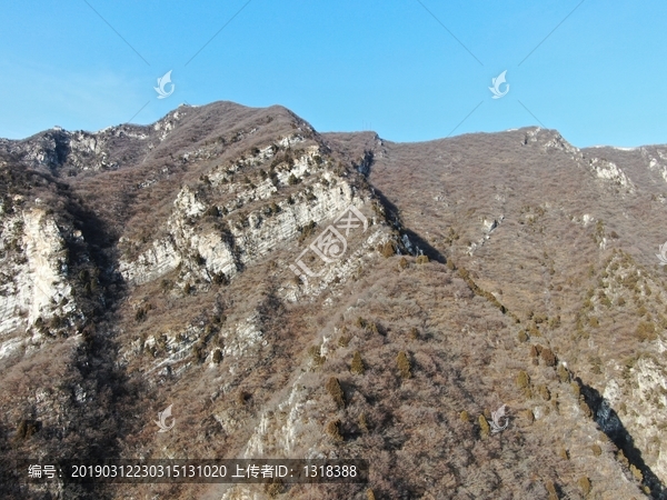 航拍箭扣山景