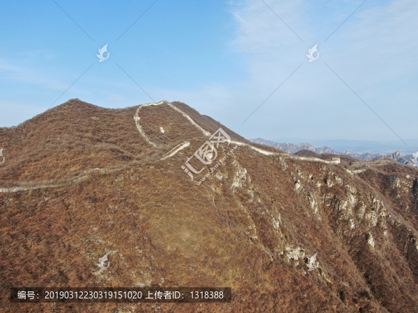 航拍箭扣山景