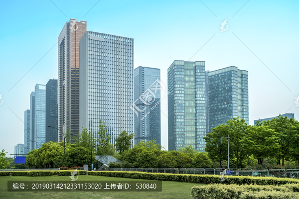 杭州钱江新城现代建筑