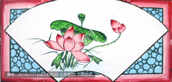 江浙传统绘画花卉图案