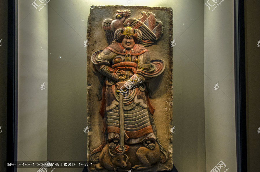 王处直墓彩绘浮雕