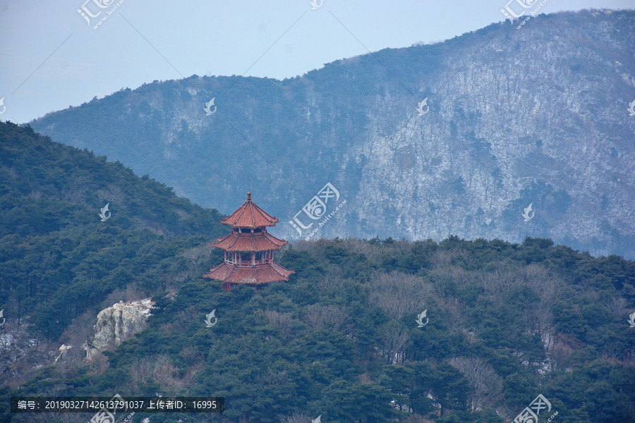 嵩山冬日风光