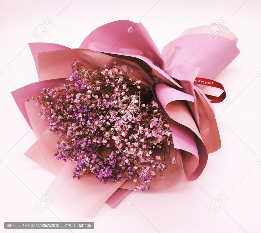 紫色薰衣草干花捧花