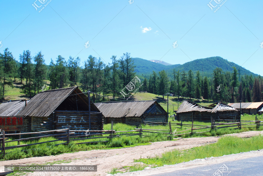 阿勒泰山下的牧场