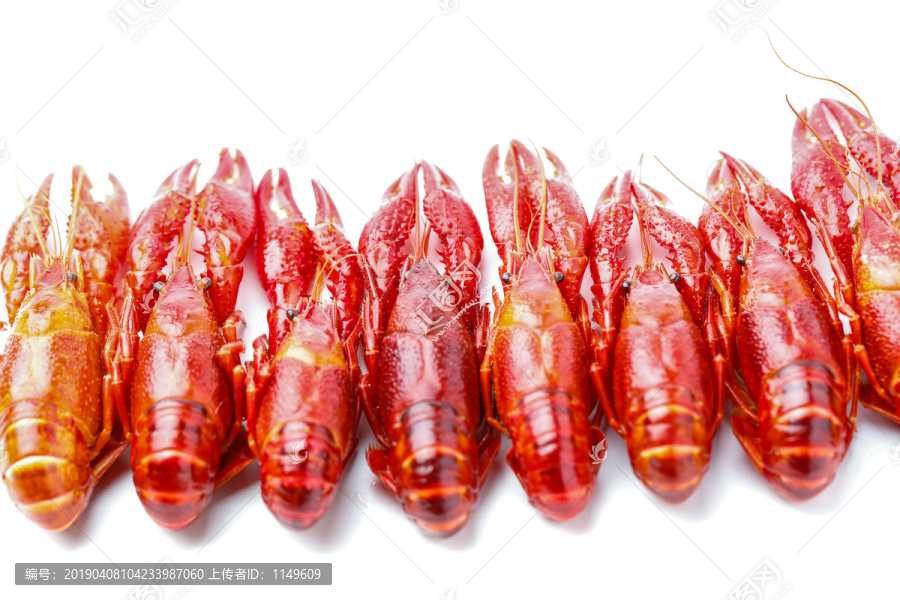 一组小龙虾