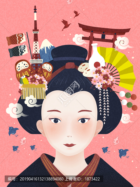 日本文化形象海报
