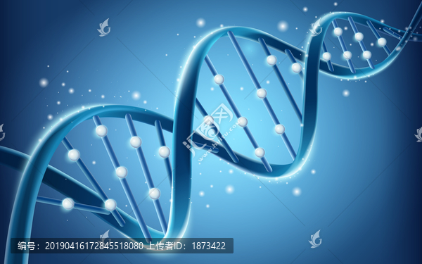 遗传科学基因结构素材