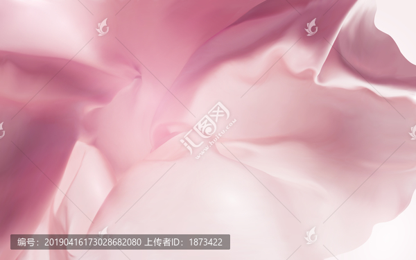 浪漫粉红薄绸图片素材