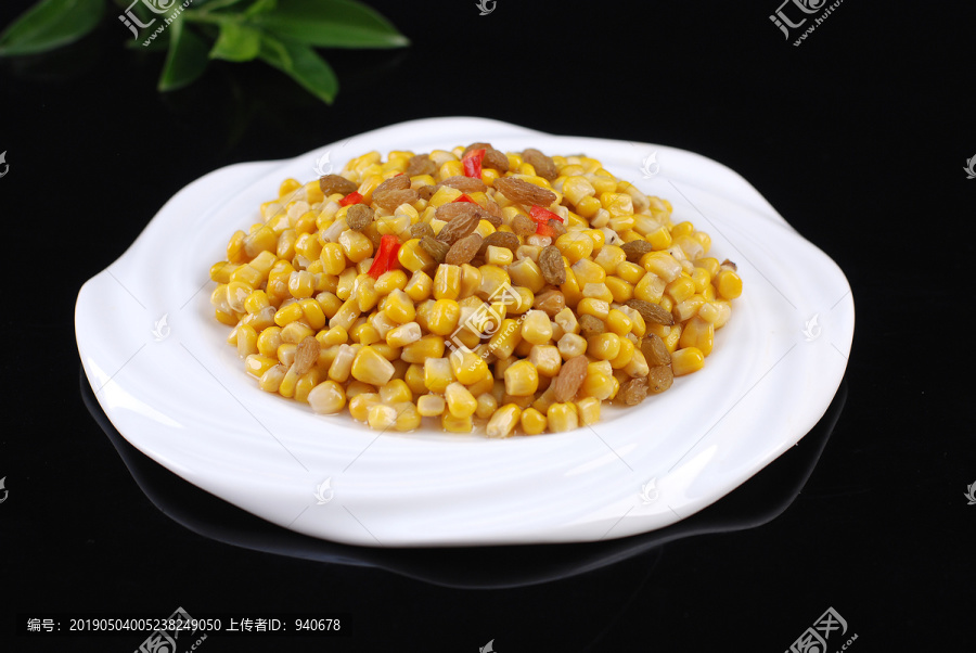 葡萄干烩玉米