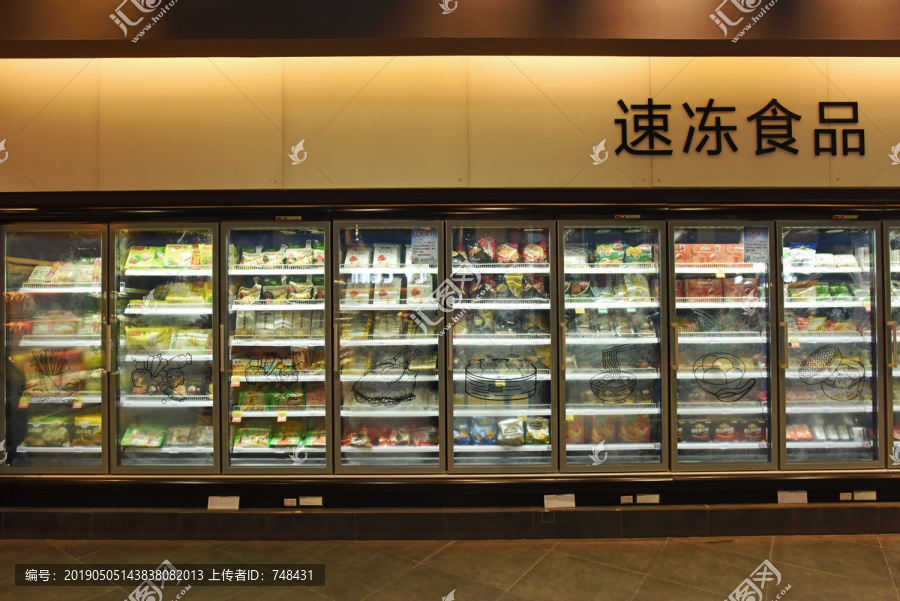 超市内景超市冷柜