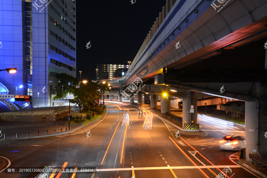 日本公路夜景