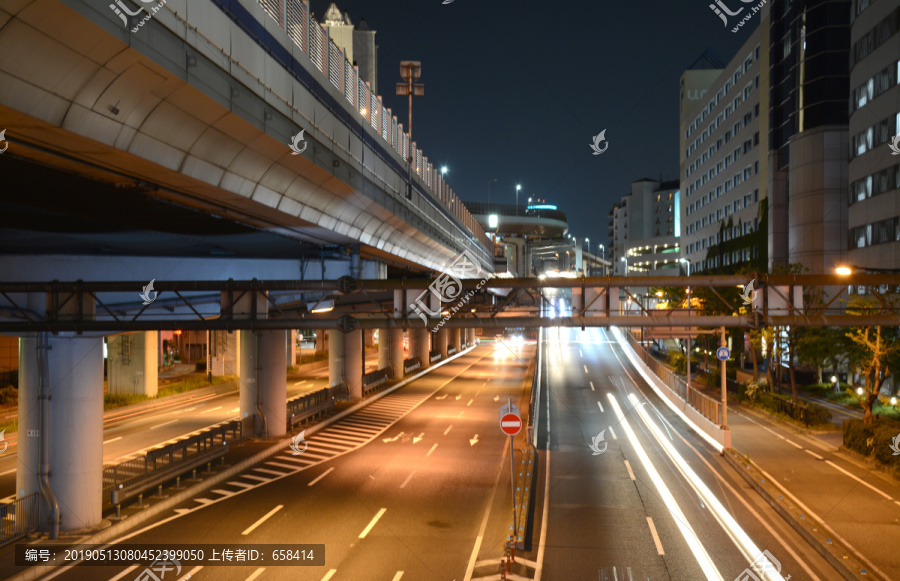 日本公路夜景