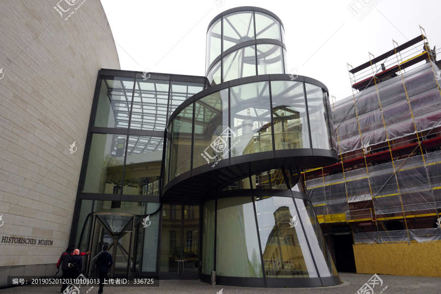 德国历史博物馆新翼螺旋式楼梯