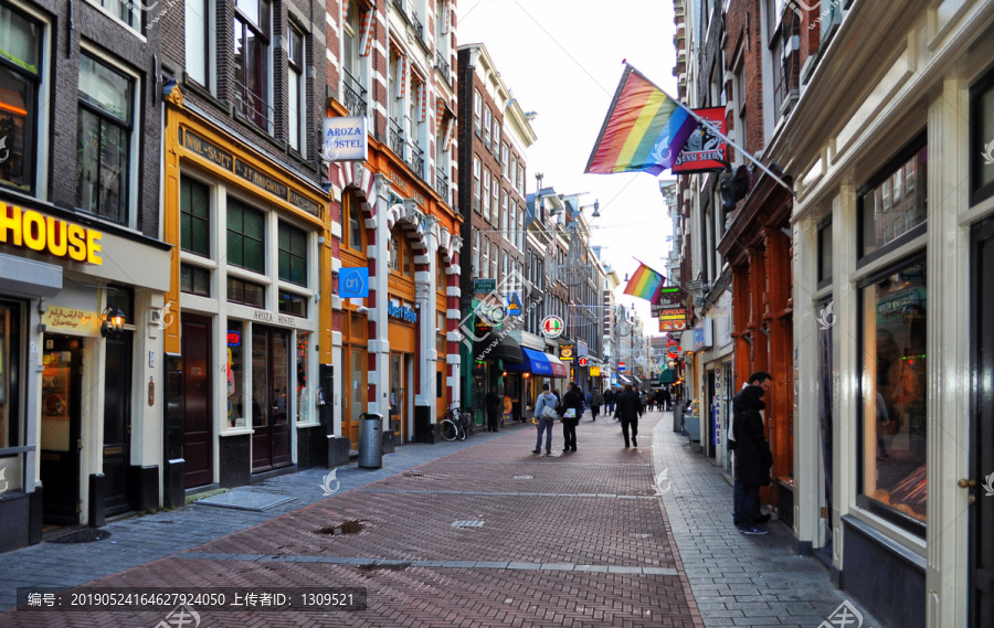 阿姆斯特丹的步行街