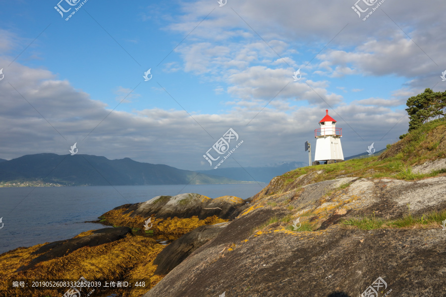 挪威松恩峡湾灯塔