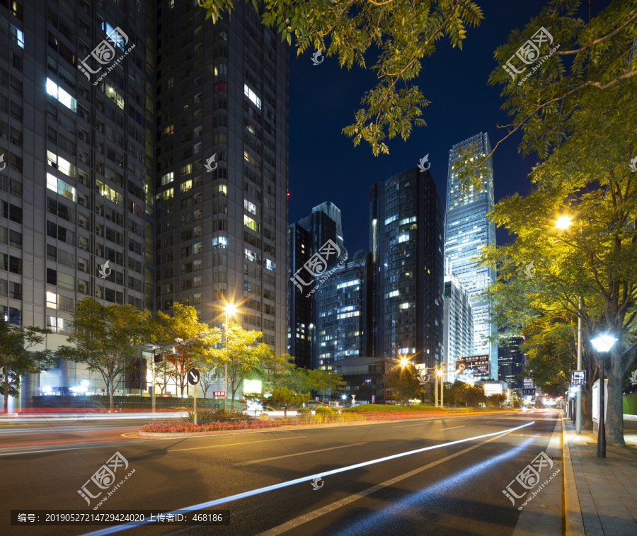 光华路夜景