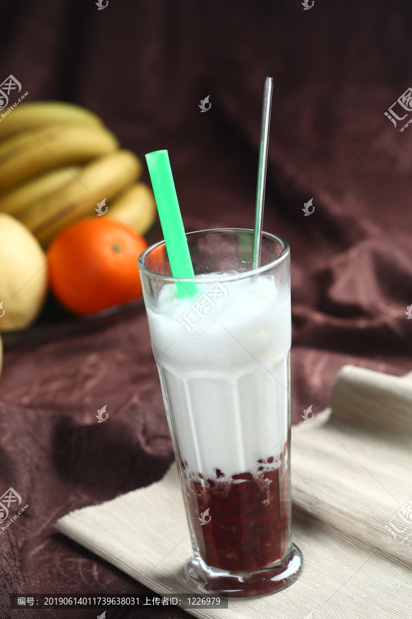 椰汁红豆冰
