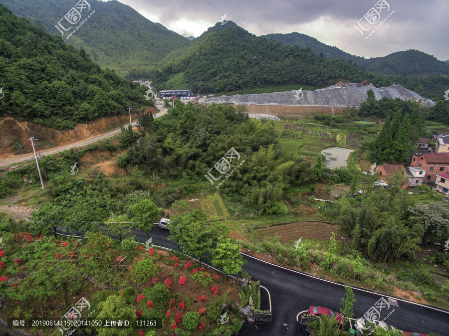 浙江诸暨丁家小院航拍