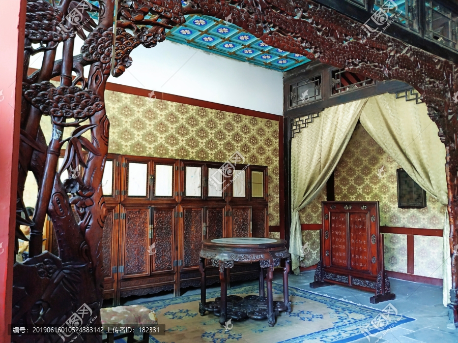 古典中式房间内景