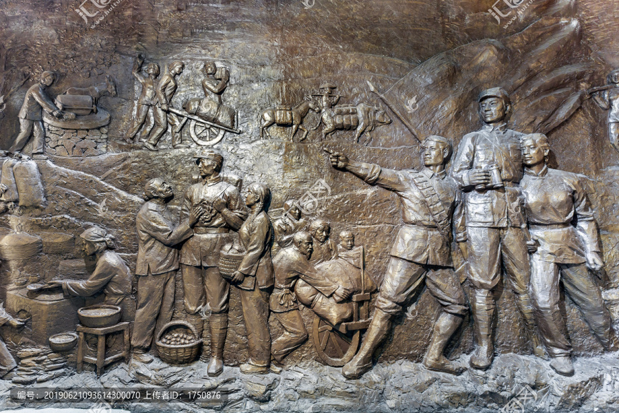 孟良崮战役浮雕