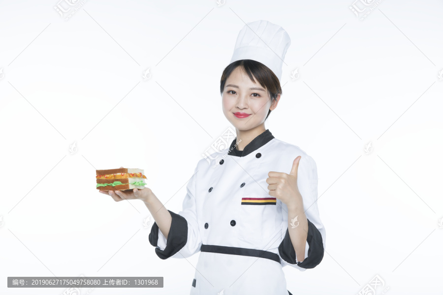 美女厨师写真图片