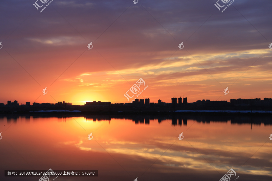 盐池夕阳
