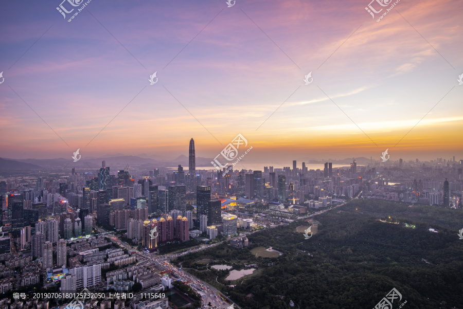 深圳夜景全景