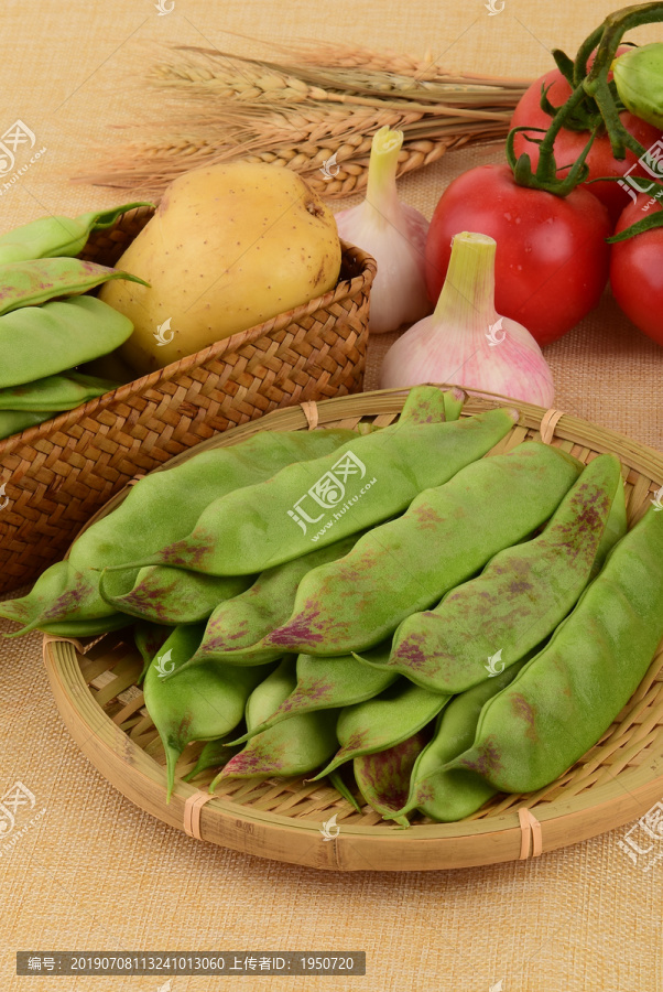 豆角东北一点红油豆角