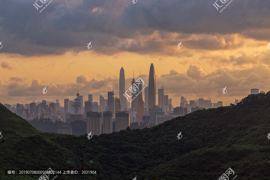黄昏的城市