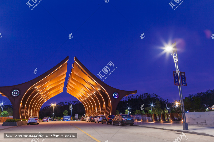 廊桥景观设计夜景