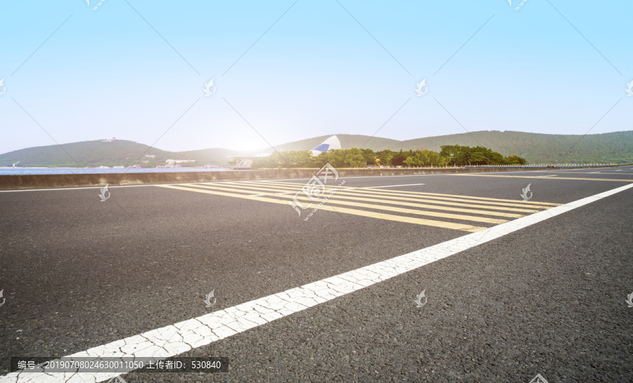 道路交通和城市景观