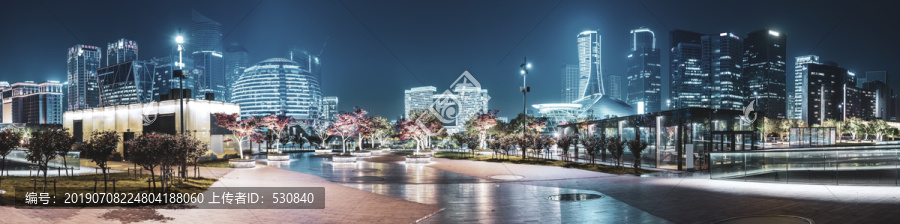杭州钱江新城夜景