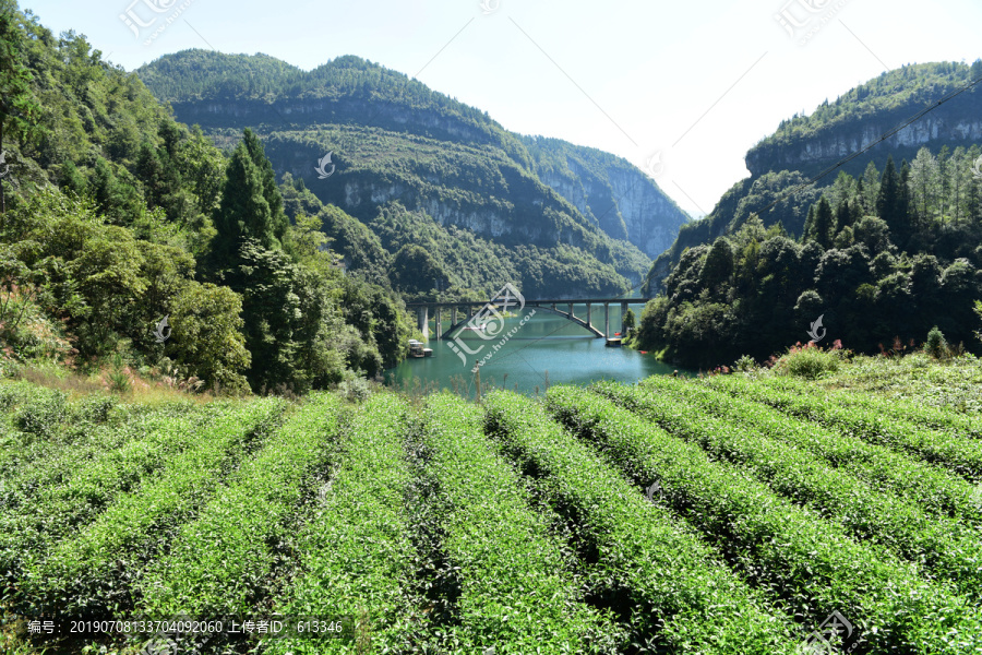 湖北恩施州马鹿河大桥河流桥梁