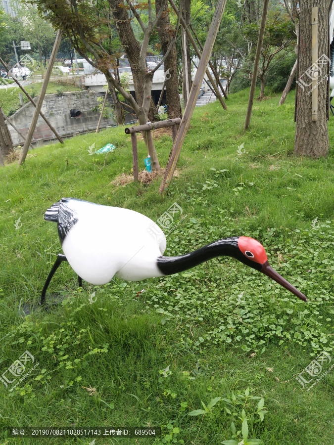 仙鹤雕塑