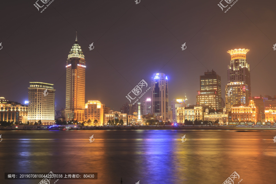 上海外滩建筑夜景