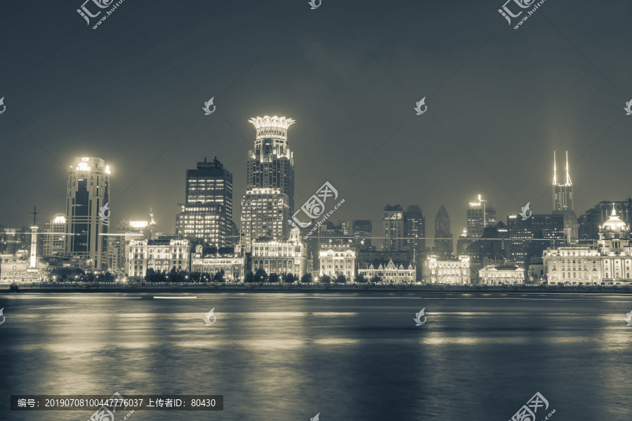 上海外滩建筑夜景